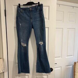 Hollister Dark Blue Flare Jeans